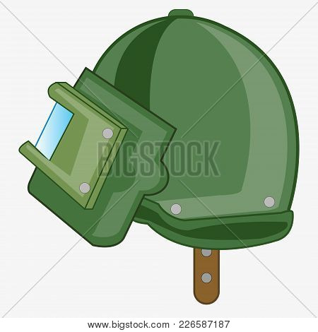 Defensive Send Sapper On White Background Is Insulated