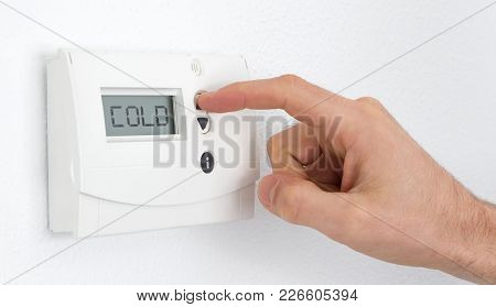 Vintage Digital Thermostat - Cold