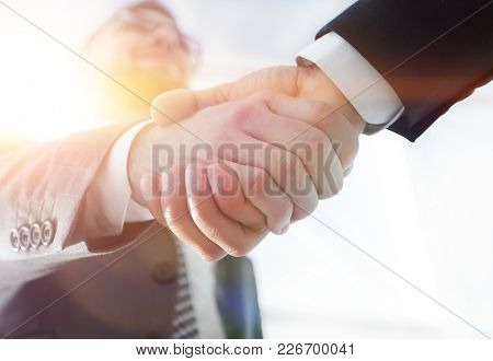 Effective negotiation with client. Business concept photo.