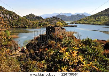 Scenic Landscape On Skadar Lake In Montenegro