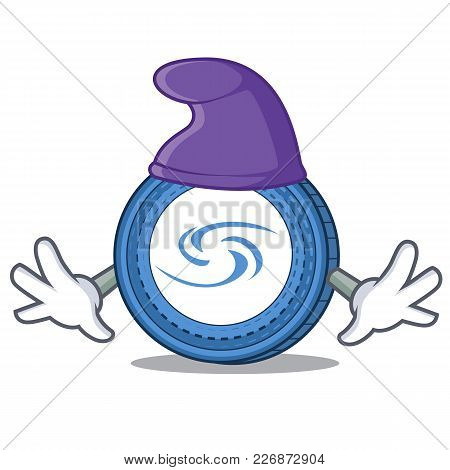 Elf Syscoin Character Cartoon Style Vector Illustration