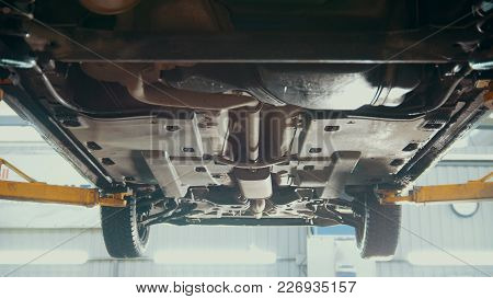 Car Service - Bottom Of The Car - The Suspension Of Suv, Slider Shot