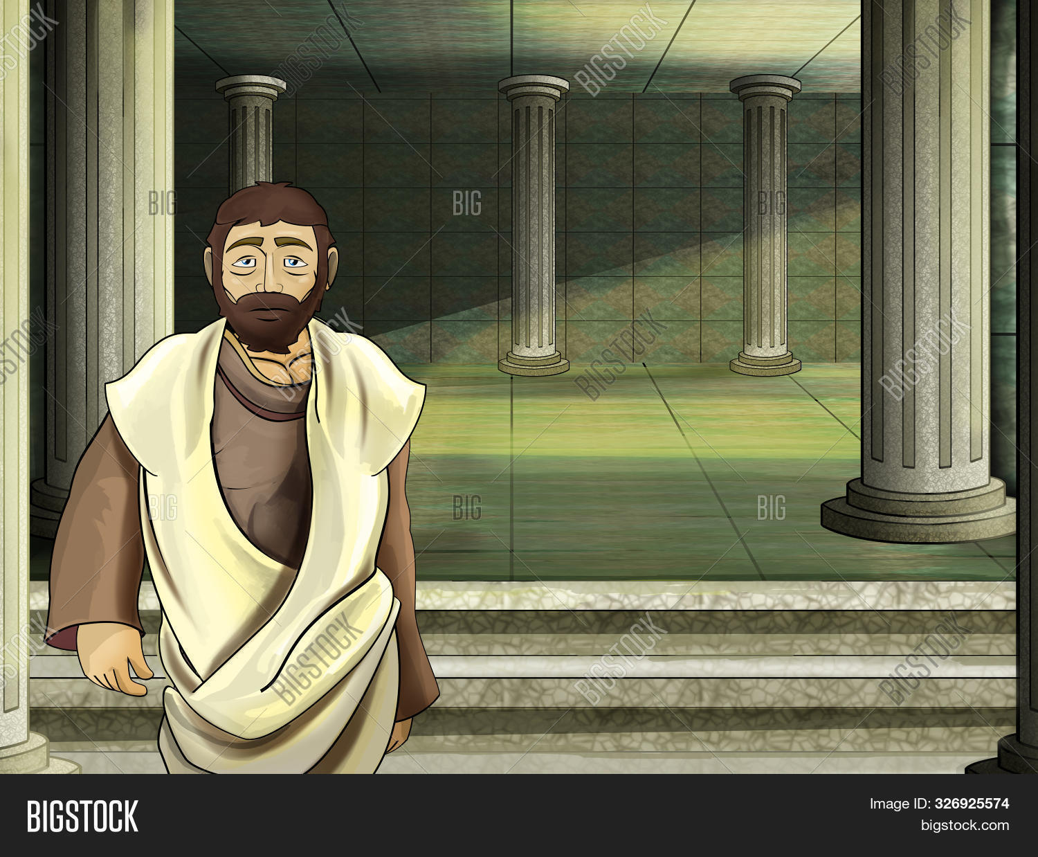 Roman Script Cartoon Cartoon Scene Roman Image & Photo (Free Trial) | Bigstock