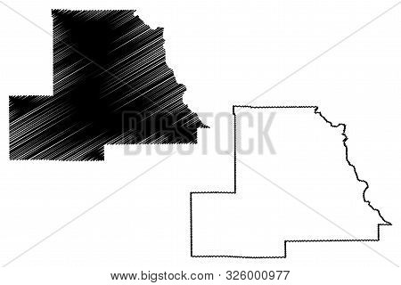 Chilton County, Alabama (counties In Alabama, United States Of America,usa, U.s., Us) Map Vector Ill