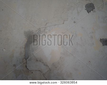Proces Of A Reconstruction Of An Interior With Broken Wall