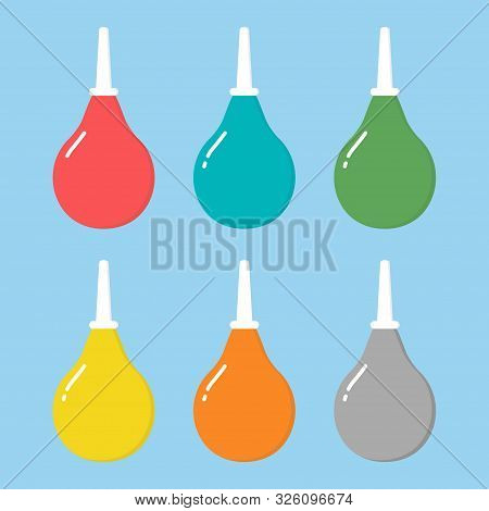 Enema. Medical Instruments Designed To Absorb Liquids From The Body Cavity After The Operation And T