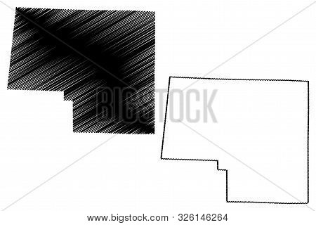 Marion County, Alabama (counties In Alabama, United States Of America,usa, U.s., Us) Map Vector Illu