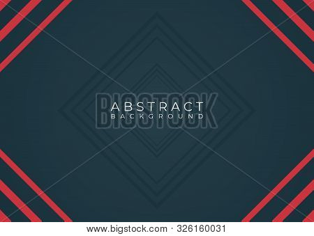 Modern Abatract Background Frame Minimal Design With Space For Your Text. Vector Illustration