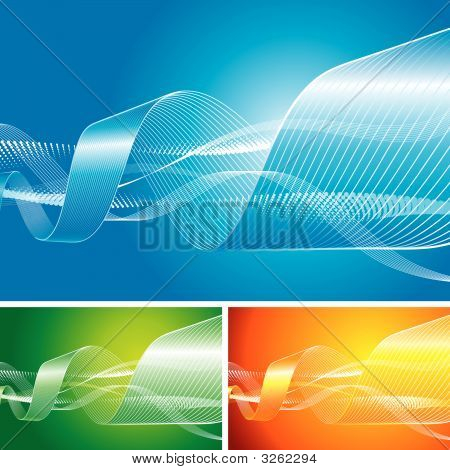 abstrakt fließenden Hintergrund