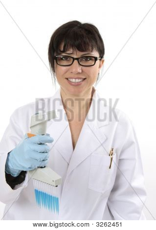 Ricercatore scientifico sorridente