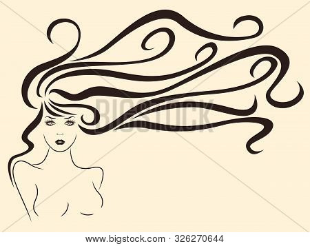 Young Beautiful Woman Vector Photo Free Trial Bigstock