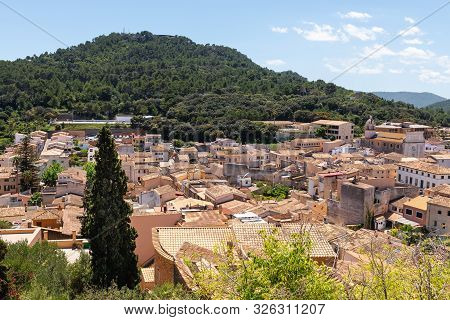 Historic City Of Capdepera Located In The East Of Majorca And Neighboring The Resort Of Cala Ratjada