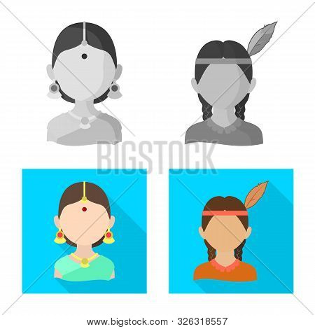 Vector Design Of Imitator And Resident Logo. Collection Of Imitator And Culture Vector Icon For Stoc