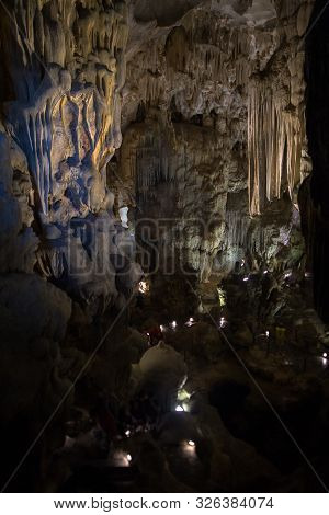 Thien Cung Cave Sprawling Natural Grotto With Intricate Stalactite & Stalagmite Formations In Halong