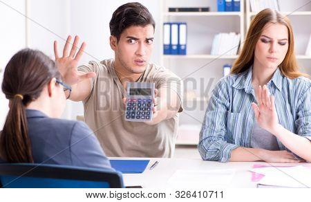 Young family dissappointed at high interest mortgage rate in ban