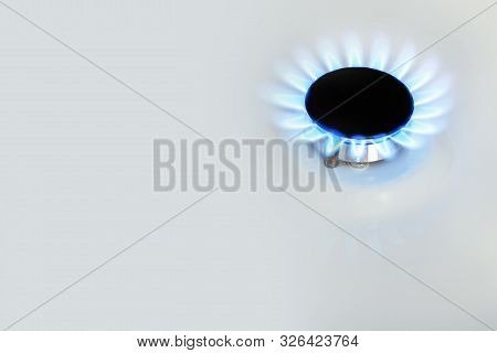 Gas-burner. Natural Gas In The House. Bhutan, Propane. Copy Space.