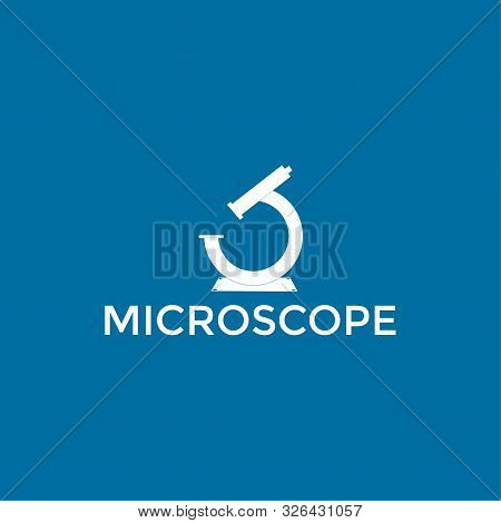 Minimalist Microscope Logo For Your Best Company