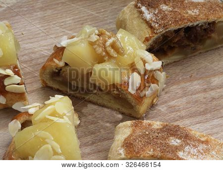 Cake Called Strudel A Good Layered Pastry Typical Of Austrian Cuisine And The Central European