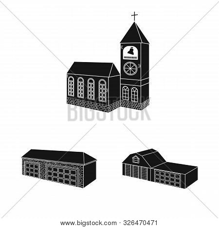 Vector Illustration Of Renovation And Infrastructure Icon. Set Of Renovation And Home Vector Icon Fo