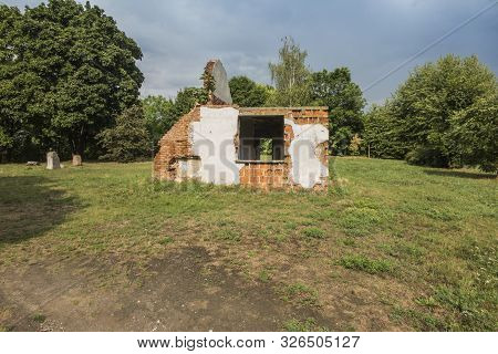 Place Of The Former German Concentration Camp In Krakow Plaszow In Poland