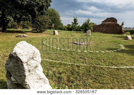 Place Of The Former German Concentration Camp In Krakow Plaszow In Poland