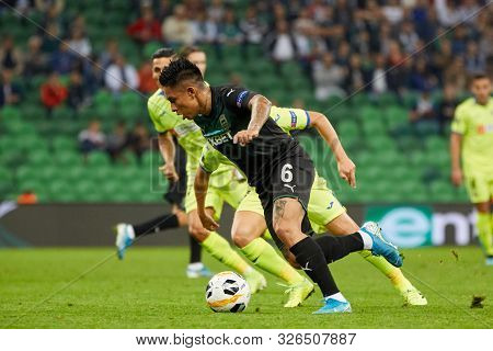 Krasnodar, Russia - October 3, 2019: Cristian Ramirez Of Fc Krasnodar In Action During The Uefa Euro