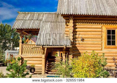 View Of Wooden Orthodox Church. Obninsk, Russia