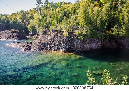 (Superior Blue) - Marquette Castings 5.7l. Dutch Oven (Superior Blue) Lake Superior Marquette Breakwall \" Sticker for Sale by