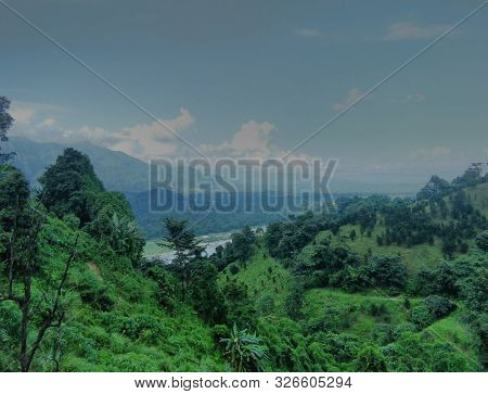 Scenery Of A Mountain And Trees From Hillstation