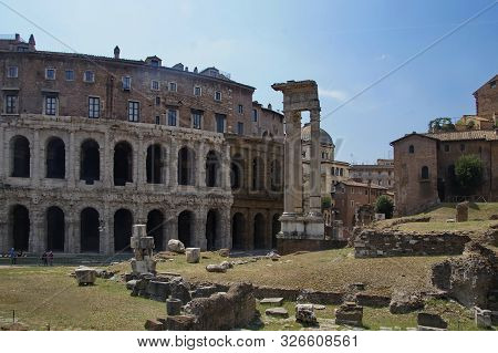 Photo Of Marcello Theater And Temple Of Apollo Medicus Sosianus