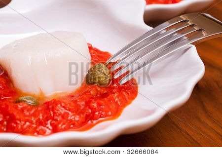Appetizer Scallop Shell