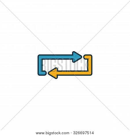 Repeat Icon. Outline Filled Creative Elemet From Audio Buttons Icons Collection. Premium Repeat Icon
