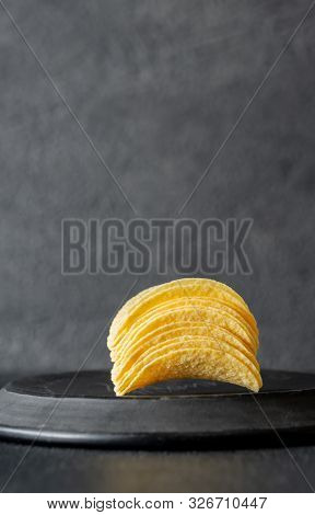 Potato Chips On The Plate