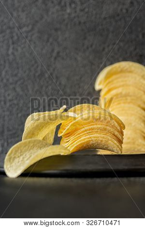 Potato Chips On The Plate