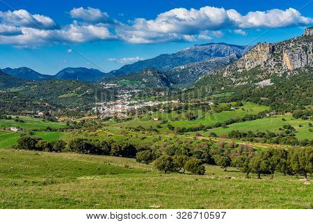 Ubrique, Cadiz. Spain. White Villages Of Andalusia In The Park Of Alcornocales