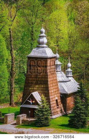 Wooden Greek Catholic Church In Chyrowa, Krosno County, Poland