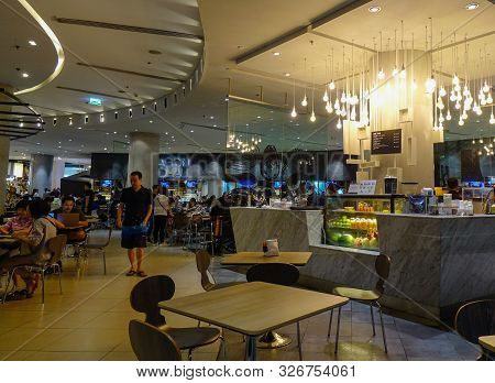 Bangkok, Thailand - Sep 16, 2018. Interior Of Mbk Shopping Mall. Bangkok Is The Commercial Center Of