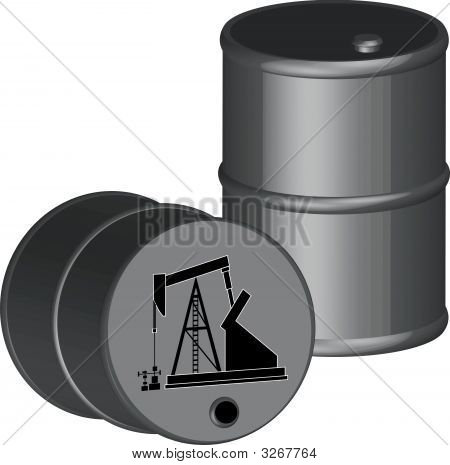 Barilotto Nero 3D olio Rig