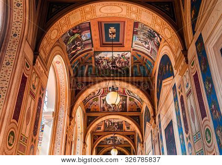 Interiors Of Ecole Des Beaux Arts, Paris, France