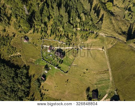 Monastery Of The Transfiguration Of Our Lord Jesus Christ In Carpathian Village Dzembronia, Ukraine