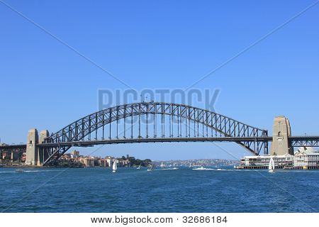 El famoso puente de Harbour en Sydney