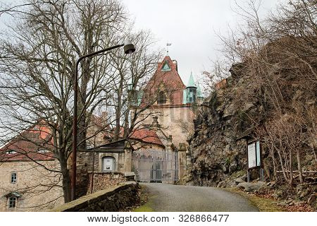 View Of The Castle Kuckuckstein In Saxony
