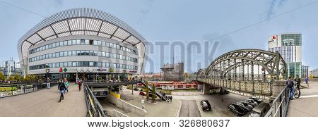 Munich, Germany - Oct 26, 2016: People At The Central Bus Station Called Zob In Munich. The New Zob 