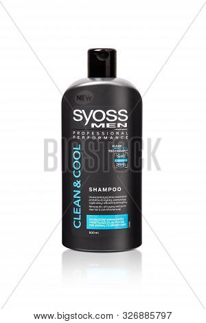 Chisinau, Moldova October 10, 2019: Syoss Professional Shampoo For Hair Product Photo For Advertisin