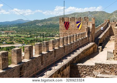 Mallorca, Spain - May 10, 2019: Capdepera Castle, Fortress From The 14Th Century, Located Near Cala