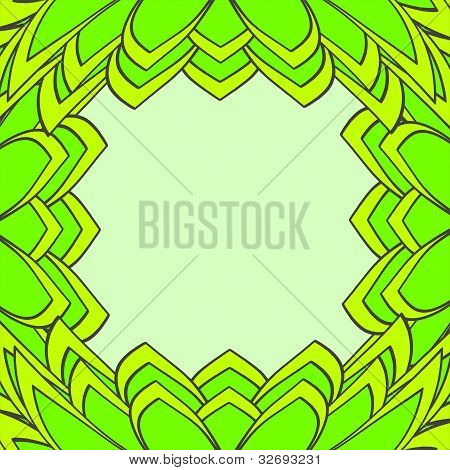 abstract leaves.