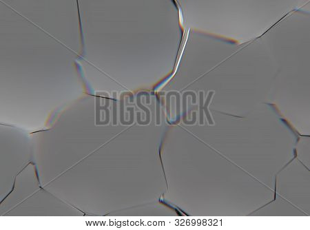 Abstract Background With 3d Shapes And Prism Color Shift