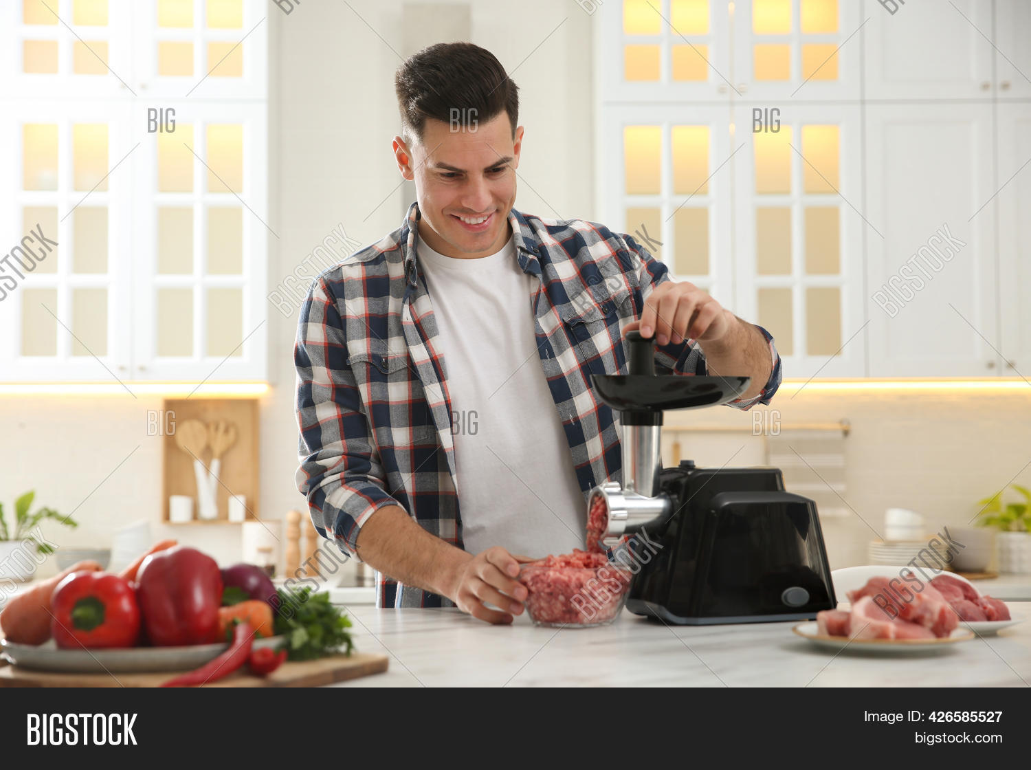 Man Using Modern Meat Image & Photo (Free Trial) Bigstock