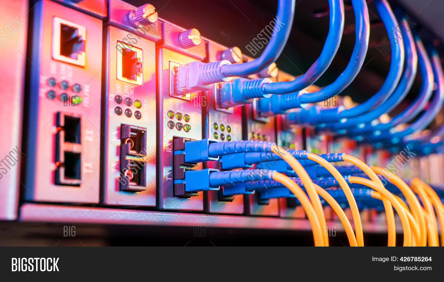 Server Rack Fiber Image & Photo (Free Trial) | Bigstock