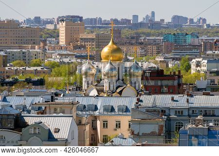 Top View Of The Cathedral Of The Nativity Of The Blessed Virgin Mary Of The Conception Stauropegic N